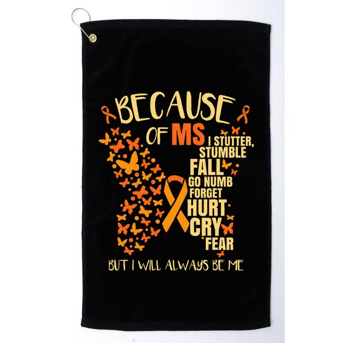 MS Multiple Sclerosis Golf Towel