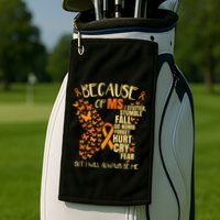 MS Multiple Sclerosis Golf Towel