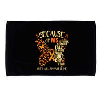 MS Multiple Sclerosis Microfiber Hand Towel