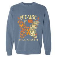 MS Multiple Sclerosis Garment-Dyed Sweatshirt
