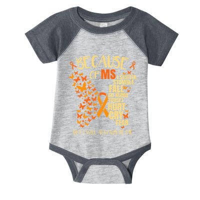 MS Multiple Sclerosis Infant Baby Jersey Bodysuit