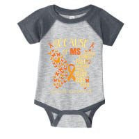 MS Multiple Sclerosis Infant Baby Jersey Bodysuit