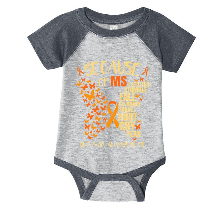 MS Multiple Sclerosis Infant Baby Jersey Bodysuit