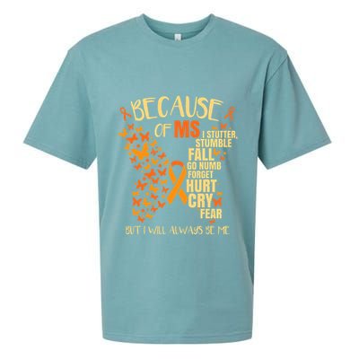 MS Multiple Sclerosis Sueded Cloud Jersey T-Shirt