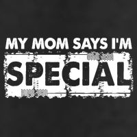 My Mom Says IM Special 7 Panel Mesh Trucker Snapback Hat