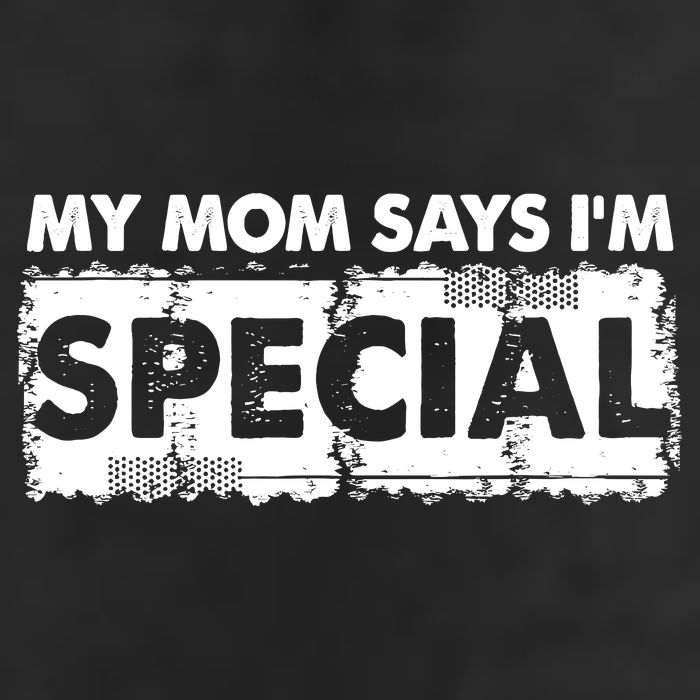My Mom Says IM Special 7 Panel Mesh Trucker Snapback Hat