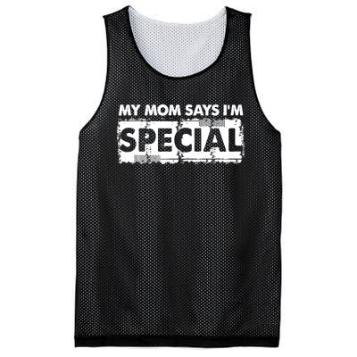 My Mom Says IM Special Mesh Reversible Basketball Jersey Tank