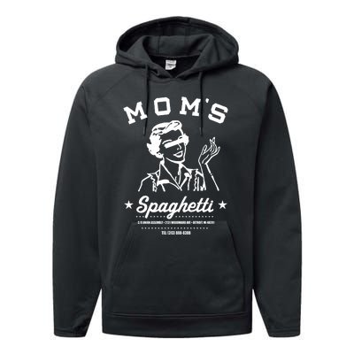 Momsspaghetti MomS Spaghetti Detroit Mi Performance Fleece Hoodie