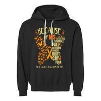 MS Multiple Sclerosis Garment-Dyed Fleece Hoodie