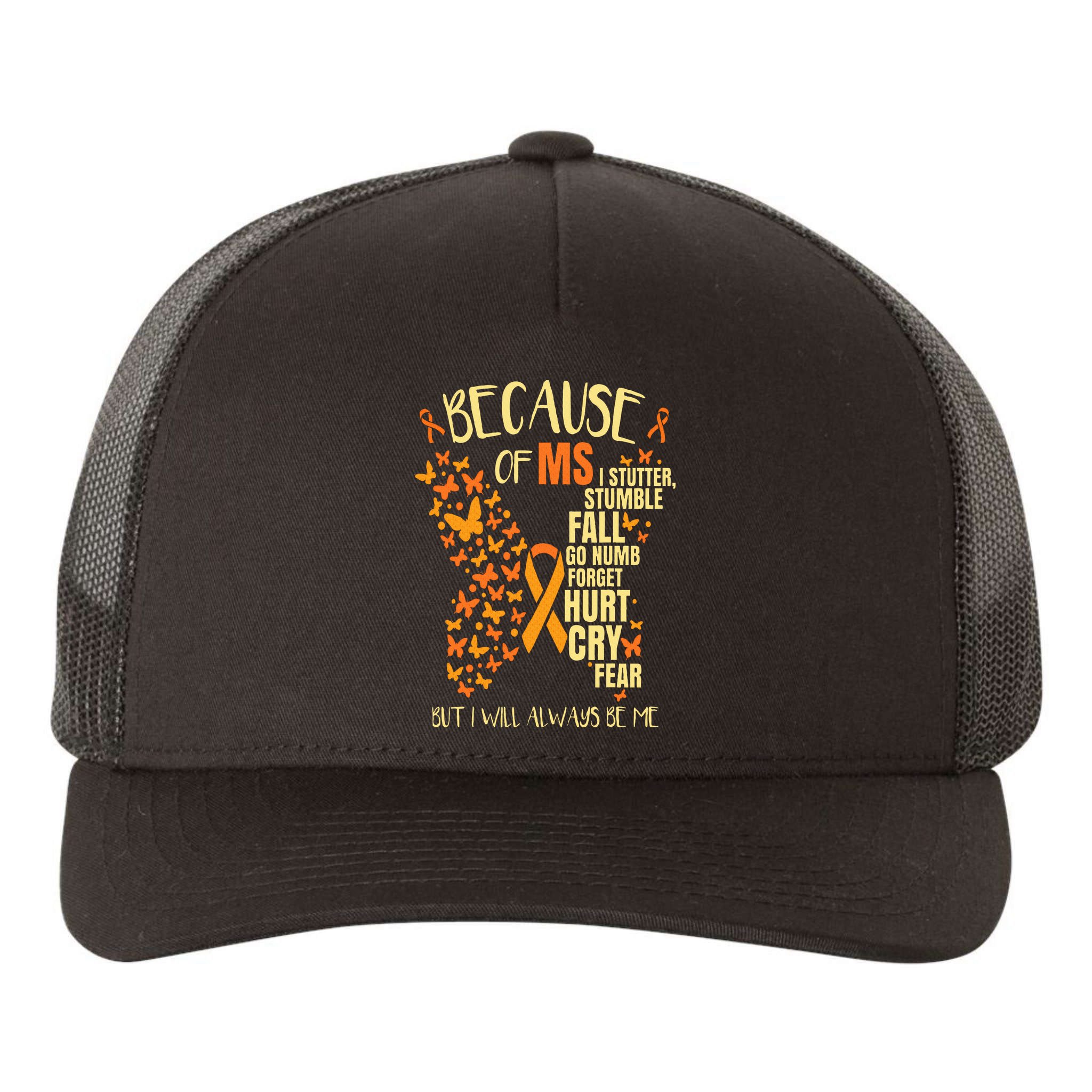 MS Multiple Sclerosis Yupoong Adult 5-Panel Trucker Hat