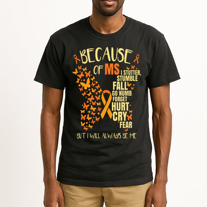 MS Multiple Sclerosis Tall T-Shirt