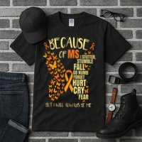 MS Multiple Sclerosis Tall T-Shirt