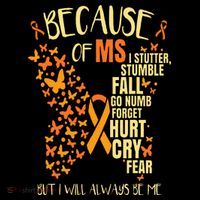 MS Multiple Sclerosis Hooded Wearable Blanket