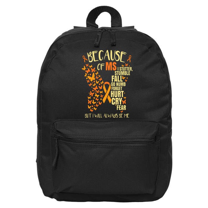MS Multiple Sclerosis 16 in Basic Backpack