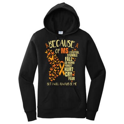 MS Multiple Sclerosis Women's Pullover Hoodie