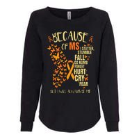 MS Multiple Sclerosis Womens California Wash Sweatshirt