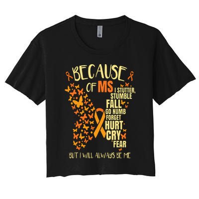 MS Multiple Sclerosis Crop Top
