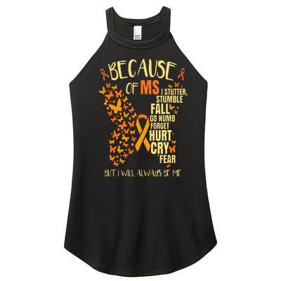 MS Multiple Sclerosis Women's Perfect Tri Rocker Tank