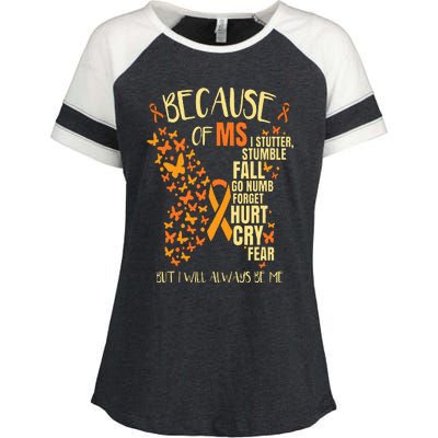 MS Multiple Sclerosis Enza Ladies Jersey Colorblock Tee