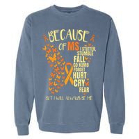 MS Multiple Sclerosis Garment-Dyed Sweatshirt