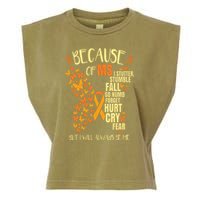 MS Multiple Sclerosis Garment-Dyed Women's Muscle Tee