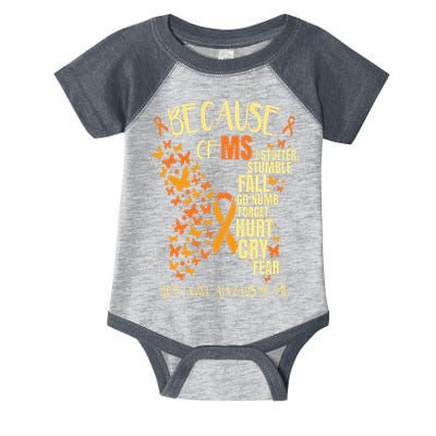 MS Multiple Sclerosis Infant Baby Jersey Bodysuit