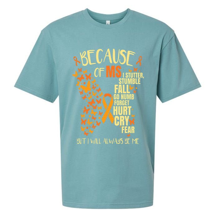 MS Multiple Sclerosis Sueded Cloud Jersey T-Shirt