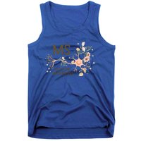 Ms Multiple Sclerosis Gets On My Nerves Orange Ribbon Gift Tank Top