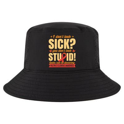 Ms Multiple Sclerosis Awareness Funny Gift Cool Comfort Performance Bucket Hat