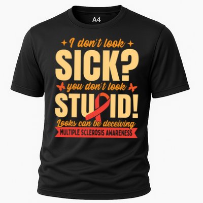 Ms Multiple Sclerosis Awareness Funny Gift Performance Shirt
