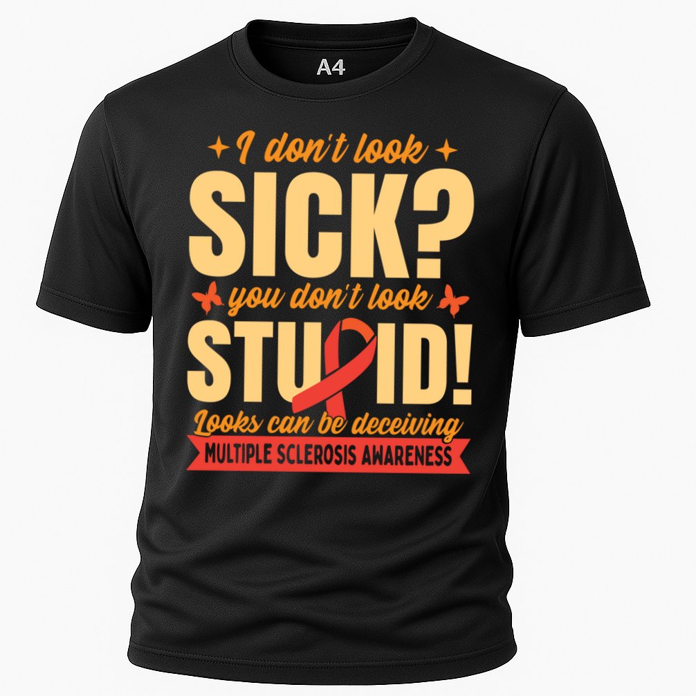 Ms Multiple Sclerosis Awareness Funny Gift Performance Shirt
