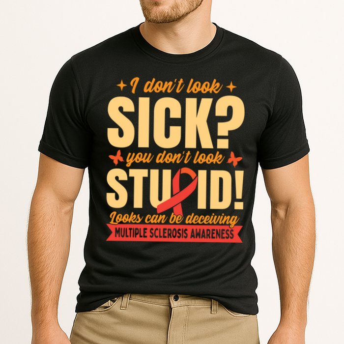 Ms Multiple Sclerosis Awareness Funny Gift Performance Shirt