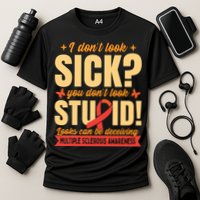 Ms Multiple Sclerosis Awareness Funny Gift Performance Shirt