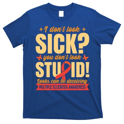 Ms Multiple Sclerosis Awareness Funny Gift T-Shirt