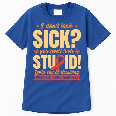 Ms Multiple Sclerosis Awareness Funny Gift Tall T-Shirt