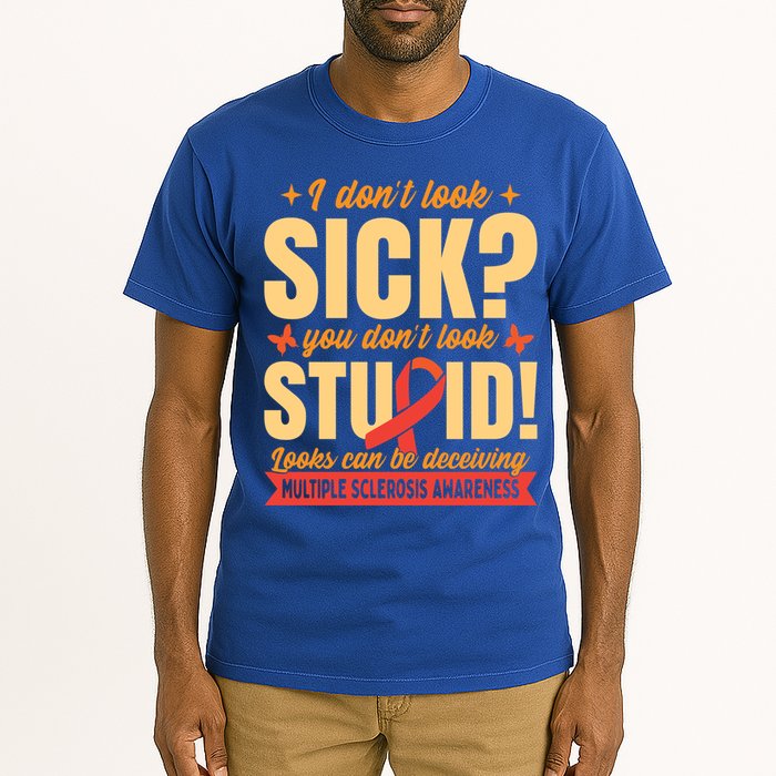 Ms Multiple Sclerosis Awareness Funny Gift Tall T-Shirt