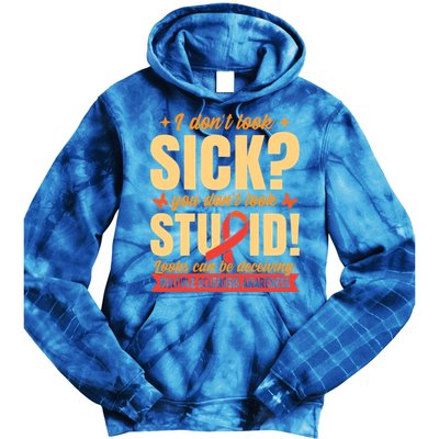 Ms Multiple Sclerosis Awareness Funny Gift Tie Dye Hoodie