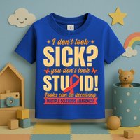 Ms Multiple Sclerosis Awareness Funny Gift Toddler T-Shirt