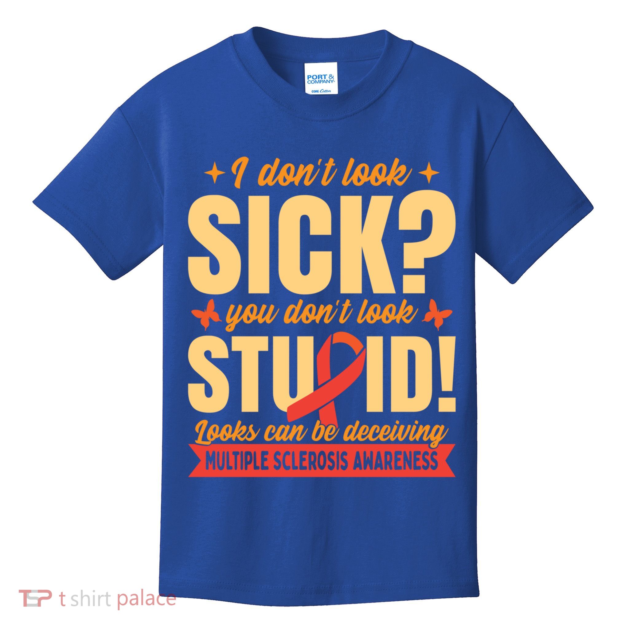 Ms Multiple Sclerosis Awareness Funny Gift Kids T-Shirt