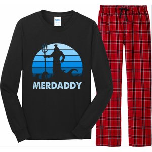 Merdaddy Mermaid Security Merman Daddy Long Sleeve Pajama Set