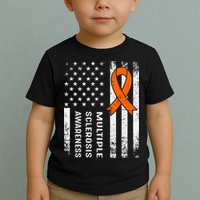 MS Multiple Sclerosis Awareness Orange Ribbon Toddler T-Shirt
