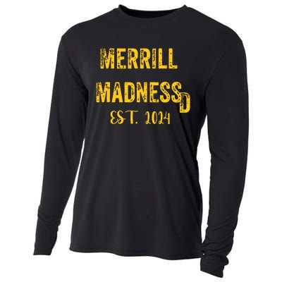 Merrill Madness Sd Baseball Season Funny Cooling Performance Long Sleeve Crew