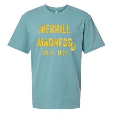 Merrill Madness Sd Baseball Season Funny Sueded Cloud Jersey T-Shirt