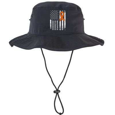 MS Multiple Sclerosis Awareness Orange Ribbon Bucket Hat