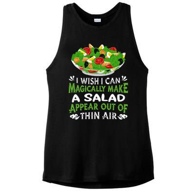 Magically Make Salads Appear Out Of Thin Air Salad Ladies PosiCharge Tri-Blend Wicking Tank