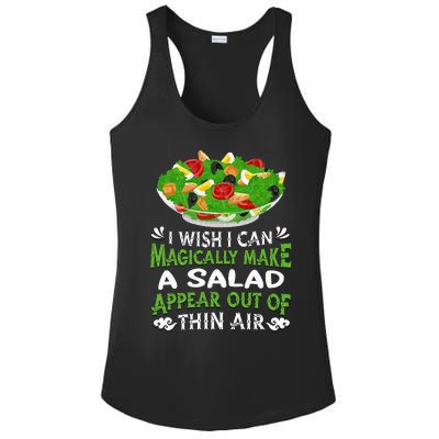 Magically Make Salads Appear Out Of Thin Air Salad Ladies PosiCharge Competitor Racerback Tank