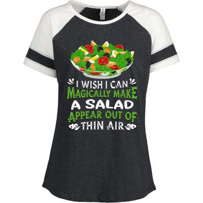 Magically Make Salads Appear Out Of Thin Air Salad Enza Ladies Jersey Colorblock Tee