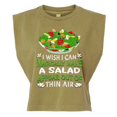 Magically Make Salads Appear Out Of Thin Air Salad Garment-Dyed Women's Muscle Tee