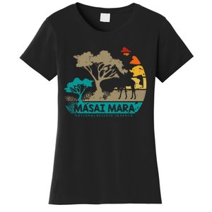 Masai Mara Safari National Reserve Kenya Serengeti Wildlife Women's T-Shirt