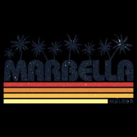 Marbella Malaga Spain Retro Beach Tourism Gift Cooling Performance Crew T-Shirt